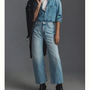 MOTHER The Half Pipe High-Rise Ankle Jeans